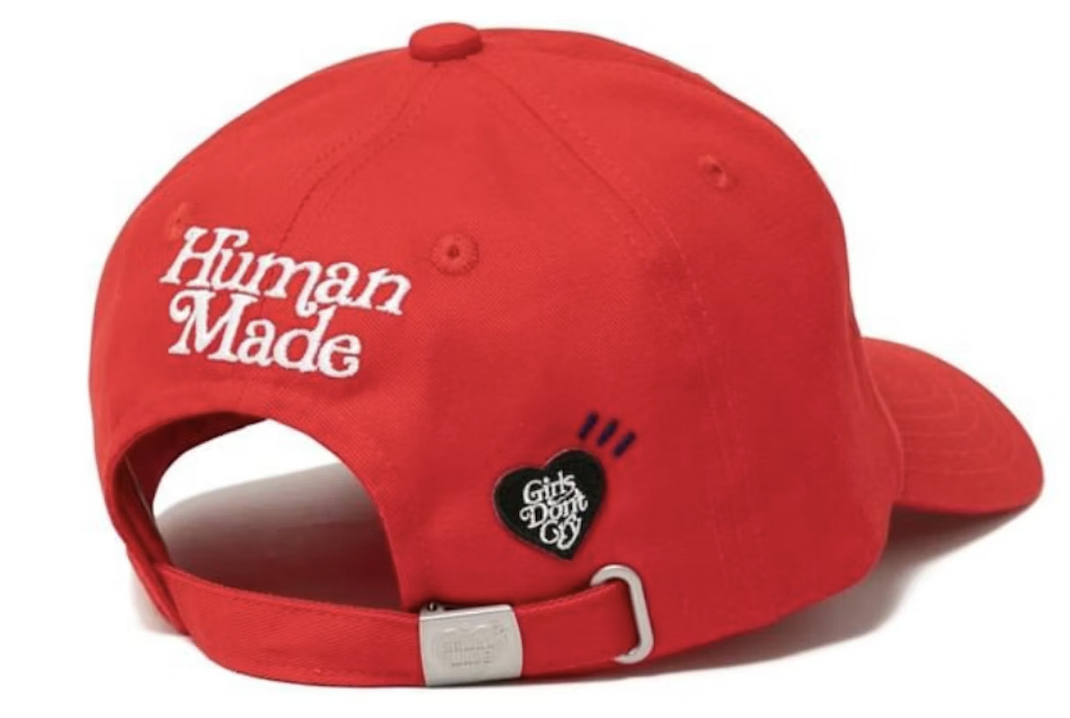 Human Made x BROOKLYN MACHINE WORKS x Girls Don’t Cry 6 Panel Cap Black Red