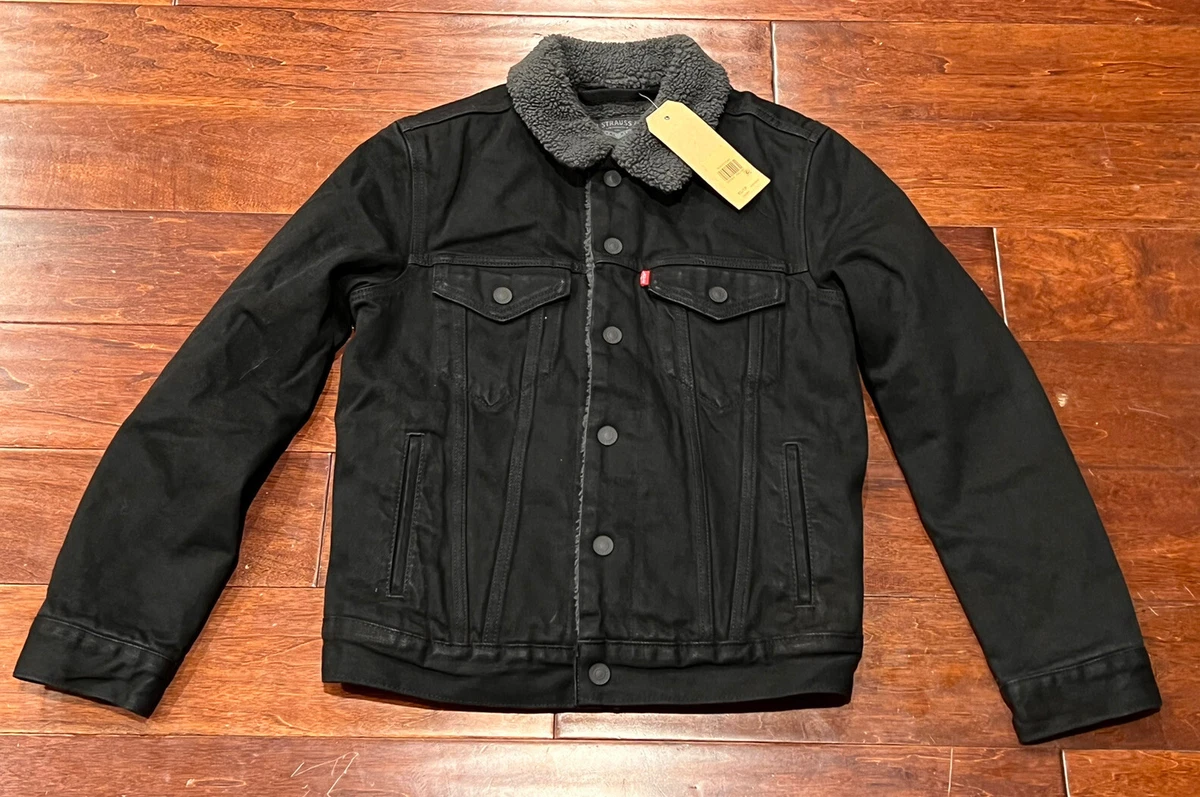 Sherpa trucker jacket 2025 noir