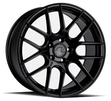 18x8.5/18x9.5 Aodhan AH-X 5x114.3 +35|+35 Flow Forged Black Wheels (Set of 4)