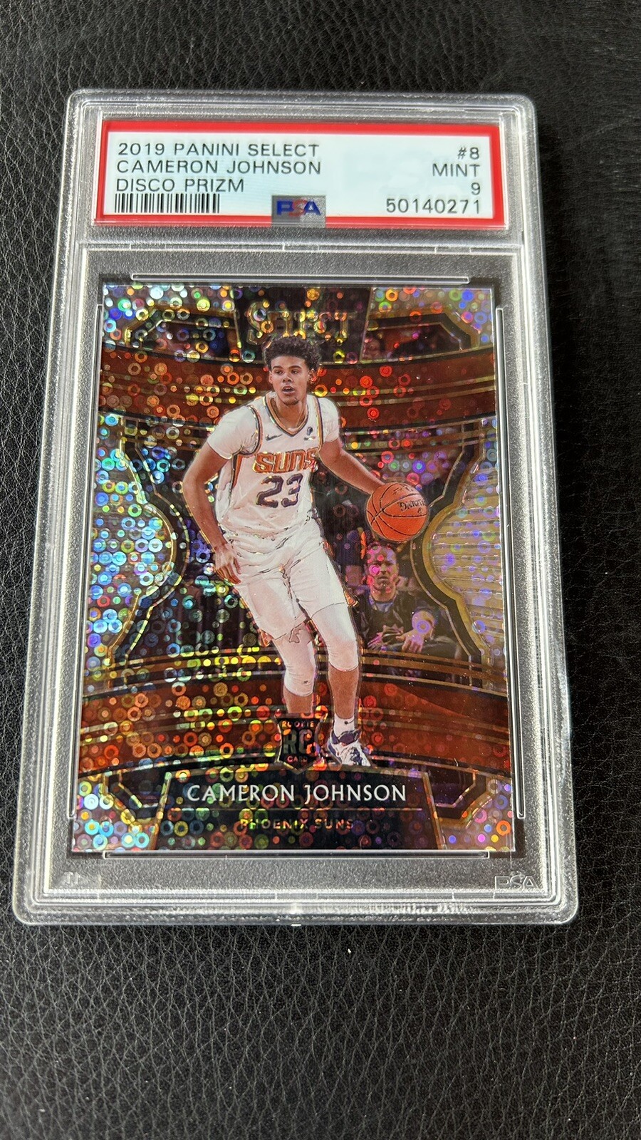 2019-20 Select CAMERON JOHNSON #8 PSA 9 Rookie RC Disco Prizm pop 12 Suns Nets