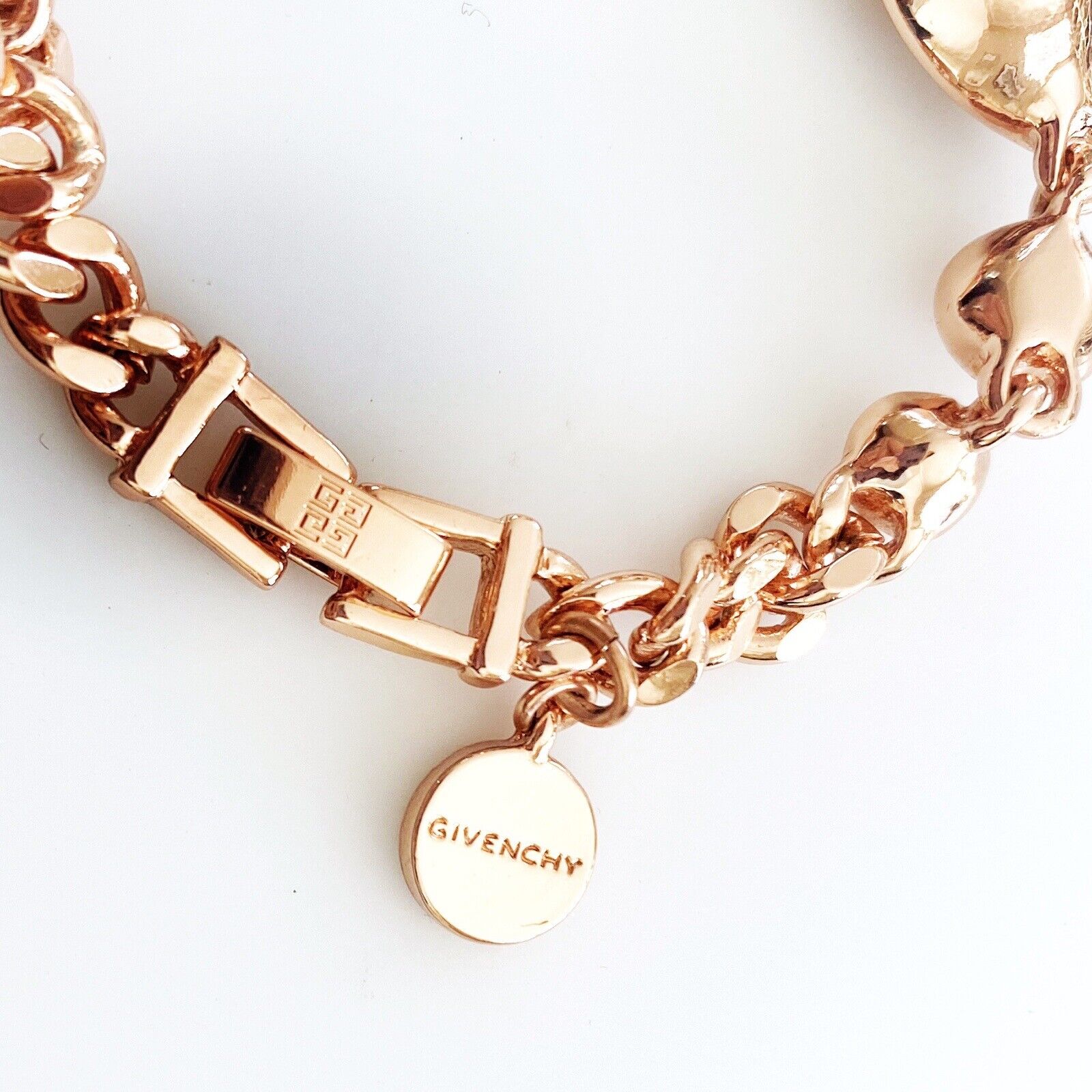 Givenchy Rose Gold Crystal Bracelet.  Champagne a… - image 5