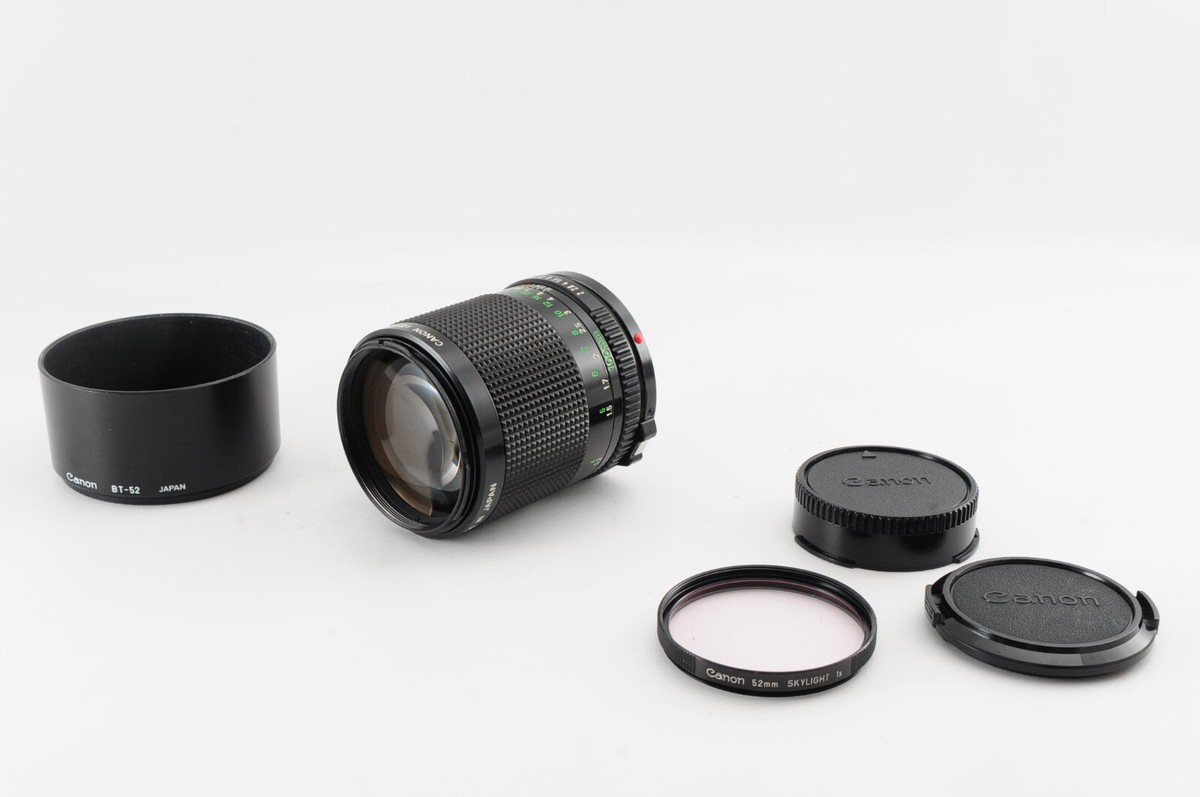 NEAR MINT】CANON New FD NFD 100mm F/2 w/ Filter Telephoto MF NEAR MINT】CANON New FD NFD 100mm F/2 w/ Filter Telephoto MF