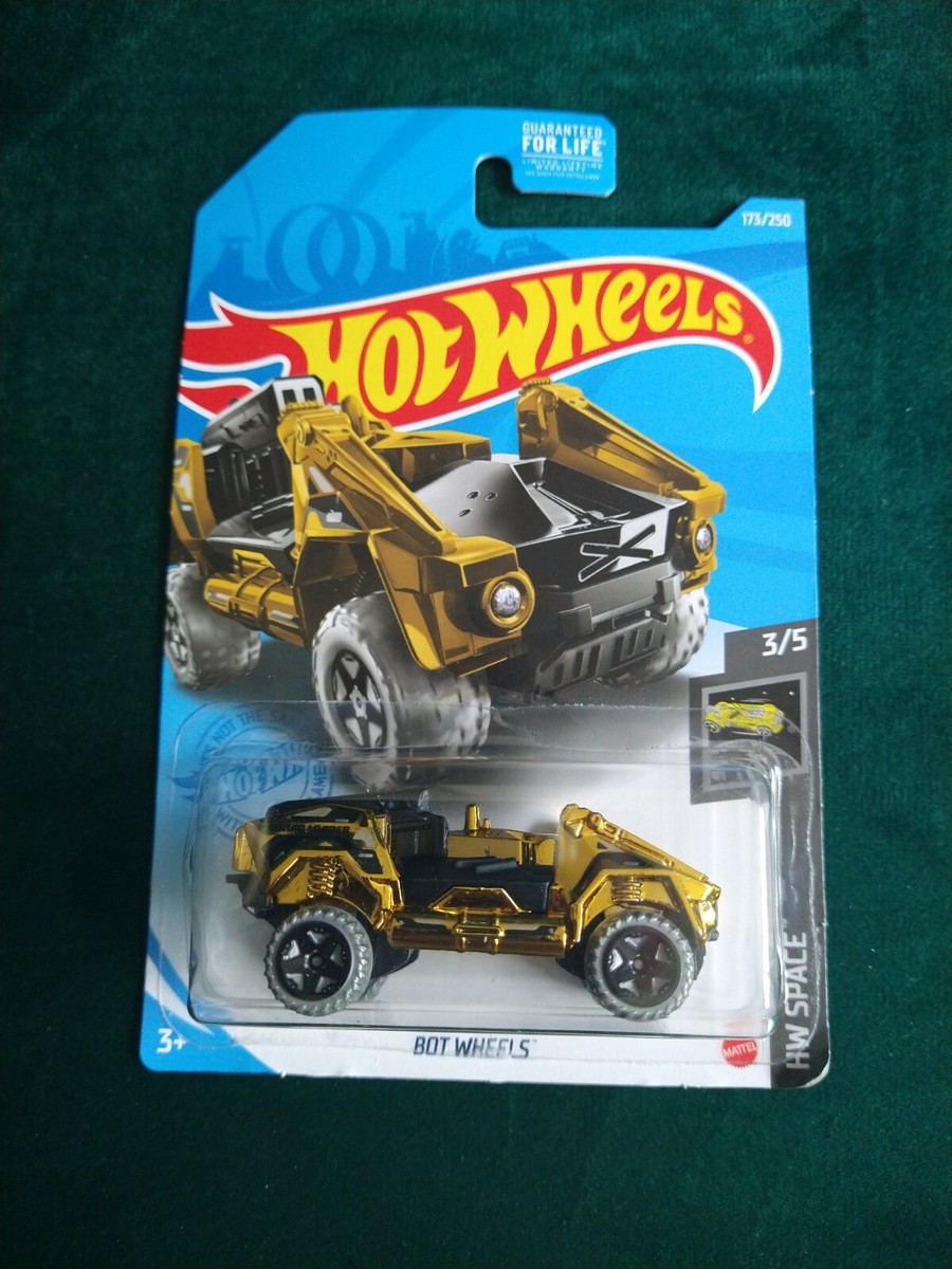 Hot Wheels Bot Wheels – Édition Gold 173/250 Space 3/5 (métal Moulé 1:64)