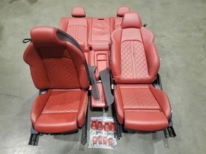 Audi S5 B9 18 Red Interior Trim Seats Consoles Storage Oem 19 19 18 Ebay