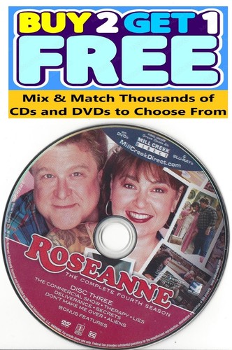 Roseanne (DVD) The Complete Series Season 4 Disc 3 Replacement Disc U.S. Issue! - Imagen 1 de 1