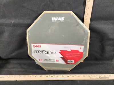 Evans Real Feel Double Sided Drum Practice Pad New Sealed