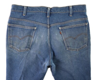 VTG 80s LEVI'S 517 2017 USA Men's 36 x 31 Blue 100% Cotton Denim