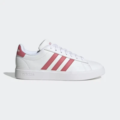 Adidas Women's Grand Court 'White Pink Strata' Shoes HP2537 - Image 1 of 4