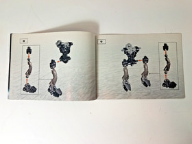 Lego Bionicle Onua Nuva 8566 Complete Set 2002 Manual Instructions Vintage Black