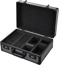 Graded Card Case with Individual Slots Storage Box, Trading Card Cases for Sport