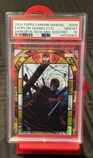 2024 Topps Chrome Marvel DD60 Escape's Doctor Doom's Castle Gold Refractor #/50