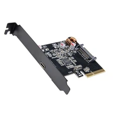 Single Port Usb-c 3.2 Gen 2x2 Pci-e Gen 3 X4 Expansion Card Asmedia Asm3242
