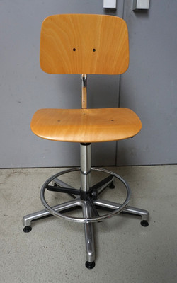 AMA Elastik Bürostuhl Drehstuhl Stuhl Loft Industrie Architekt Design (F026-059)