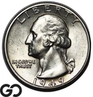 1949-D Washington Quarter