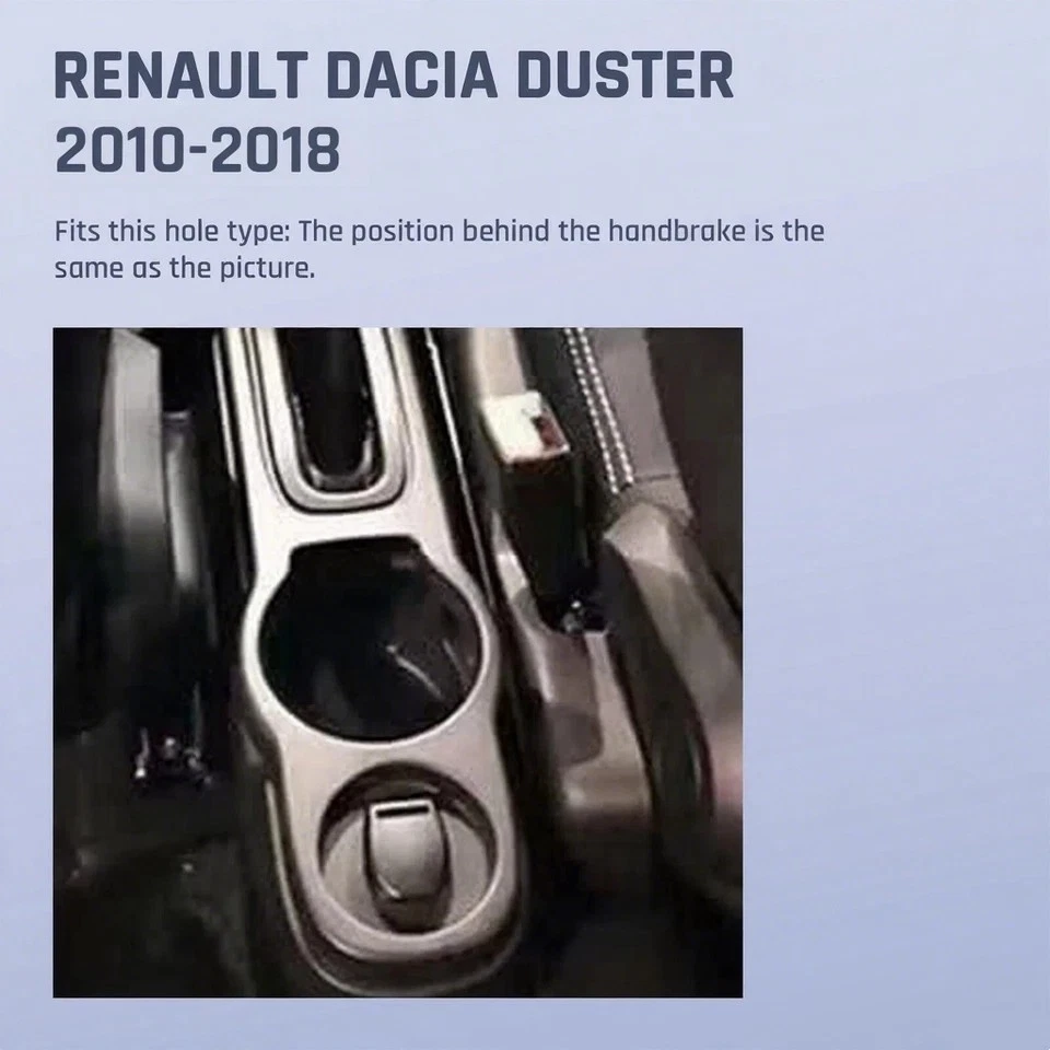 Caja reposabrazos para Renault Dacia Duster 2010-2018 caja de almacenamiento central - 6 puertos USB Foto 2 de 4