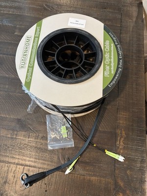 Yutianhome Fiber Optic Cable LC/PC-LC/PC SM 4Fiber TPU 5.0mm 150 M (500 FEET)