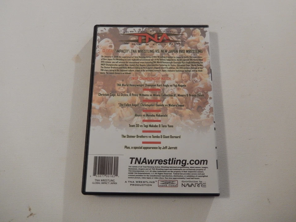 TNA Wrestling: Global Impact-Japan (DVD)-Kurt Angle/AJ Styles/Team 3D/Abyss. - Image 2 of 3