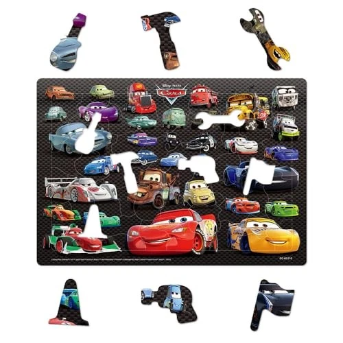 Tenyo Disney Cars Children's Puzzle Collectible! 60-Piece Children's Puzzle - Image 3 of 4