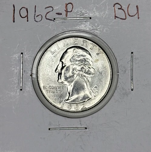 1962-P BU Washington Quarter
