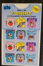 Scratch & Sniff Stickers Sheet The Sticker Store Strawberry scent