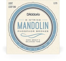 D'Addario EJ73 Mandolin Strings, Phosphor Bronze, Light, 10-38