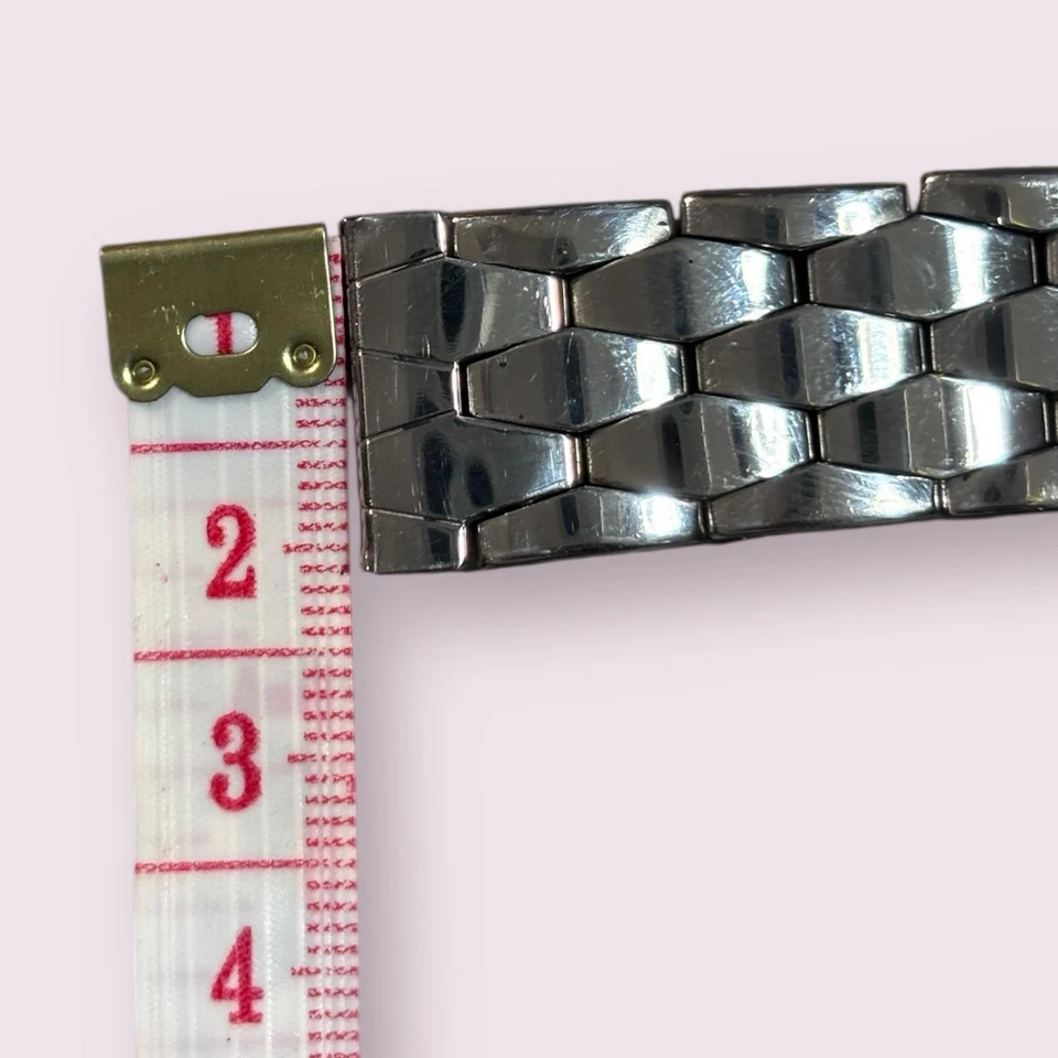 Applied Logo Kreisler Coffin Link Stainless Watch Bracelet Accutron Astronaut  - Image 3 of 4