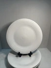 5–Fiesta Fiestaware Homer Laughlin 10 1/2" Classic Rim Dinner Plate White 2970