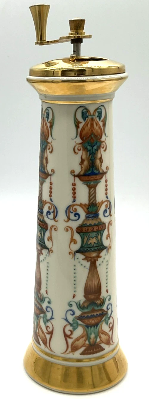 Vintage Lido by Lenox Mayfair Products Pepper Mill Grinder Only Hand Decorated
