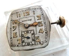 Vintage 1930's Men's Hamilton Cal. 987F 17 Jewel Watch Movement & Dial 4 Parts