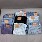 Levis Jeans Mens 560 Lot of 9 Wholesale Bulk Loose Denim Pants Vintage 90s Y2K