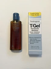 Neutrogena T/Gel therapeutic shampoo 125ml–itchy flaky scalp relief exp 11/2027