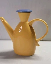 Lindt Stymeist Colorways Cruet Yellow - Blue Lid - Oil/Vinegar/Tea Pot 