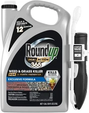 Roundup Dual Action 365 Weed & Grass Killer  12 Month Preventer Wand  1.25 gal.