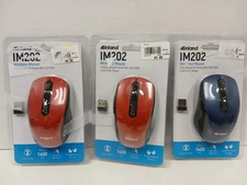 Set of 3 Inland IM202 Wireless Mice, Computer Mouse