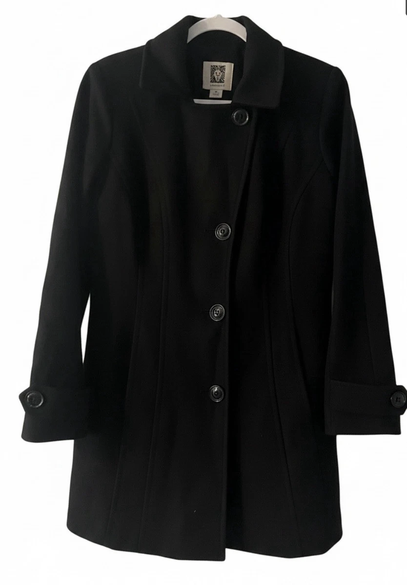 Pea Coat Black Coats, Jackets & Vests for Women for sale | eBay