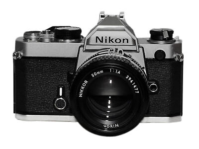 Nikon FM 35mm SLR Film Camera with 50 mm lens Kit for sale online