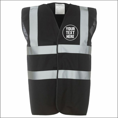 Chaleco Personalizado Hi-Vis Seguridad Personalizado Hi-Viz Hi Vis Viz Impreso S-3XL - Imagen 8 de 31