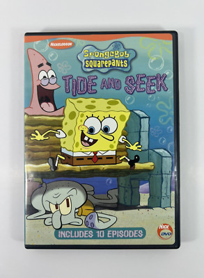 Spongebob Squarepants Tide and Seek DVD 2003 Nickelodeon 10 Episodes