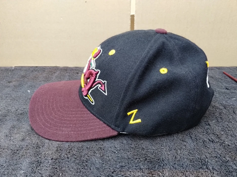 Vintage 2000s Arizona State Sun Devils Zephyr Snapback Hat Cap One Size ASU - Image 3 of 4