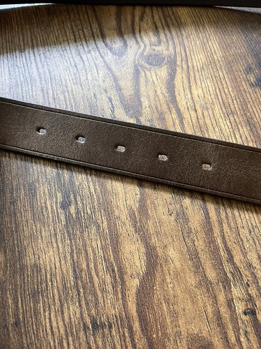 Crewcuts Kids Youth Brown Leather Belt Brass Boat Anchor Buckle Size Small - Picture 6 of 8
