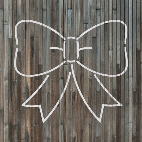 Bow Ribbon Stencil - Durable & Reusable Mylar Stencils - Picture 4 of 5