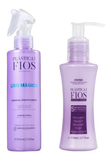 5 x Kits Cadiveu Plastica dos fios Shampoo + Conditioner + Liso Magico + primer - Image 3 of 4