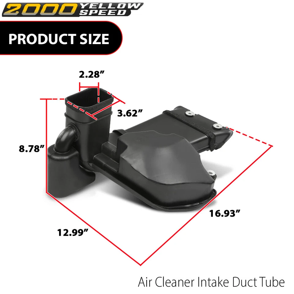 Fit For 2014-2018 Jeep Cherokee 68158625AD Air Cleaner Intake Duct Tube New Foto 3 de 4