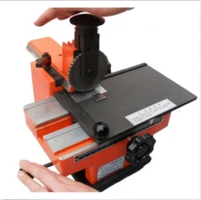 Semi-automatic sheet embosser metal stamping printer marking machine label 4mm.