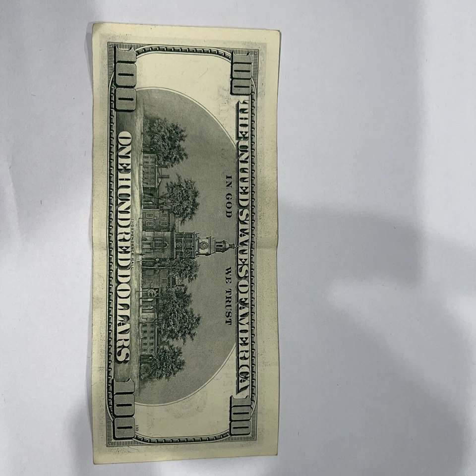 100 Dollars 1996, Franklin, CUTTING ERROR ERROR ERROR - Image 4 of 4