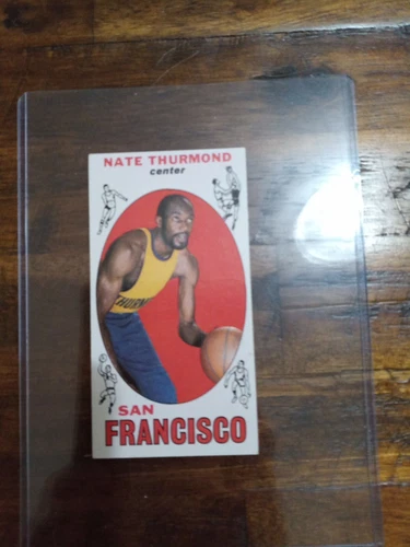 1969-70 Topps basketball Nate Thurmond rookie card EX++ nicely centered