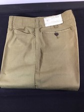 Vintage BSA BOY SCOUT UNIFORM Pants Olive Green Style 650 Waist 26 Unhemmed