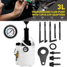 3L Transmission Oil Filling Tool System Fluid Pump Manual W/8pcs ATF Adaptors