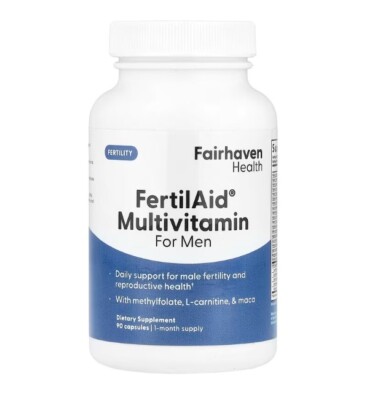 Fairhaven Health, FertilAid for Men, Multivitamin for Men, 90 Capsules