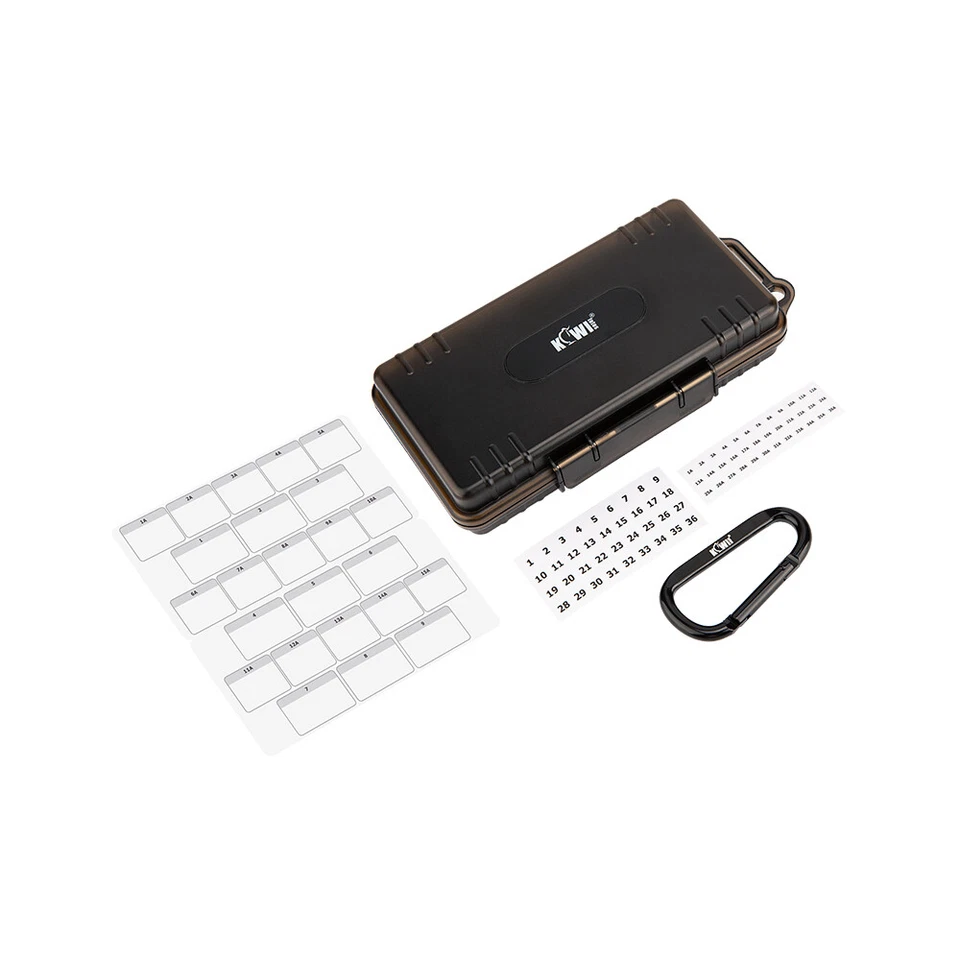 45 Slots Water-Resistant SD NS CFexpress A XQD CF Memory Card Case Box Storage - Image 2 of 4